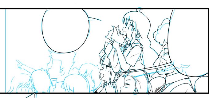 マチコちゃんの横顔、楽しんでる様に描けた!満足。(*'∀`) 