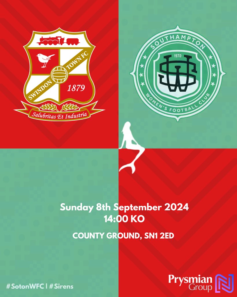 Happy Game Day 🤗

#SotonWFC | #Sirens 🧜‍♀️