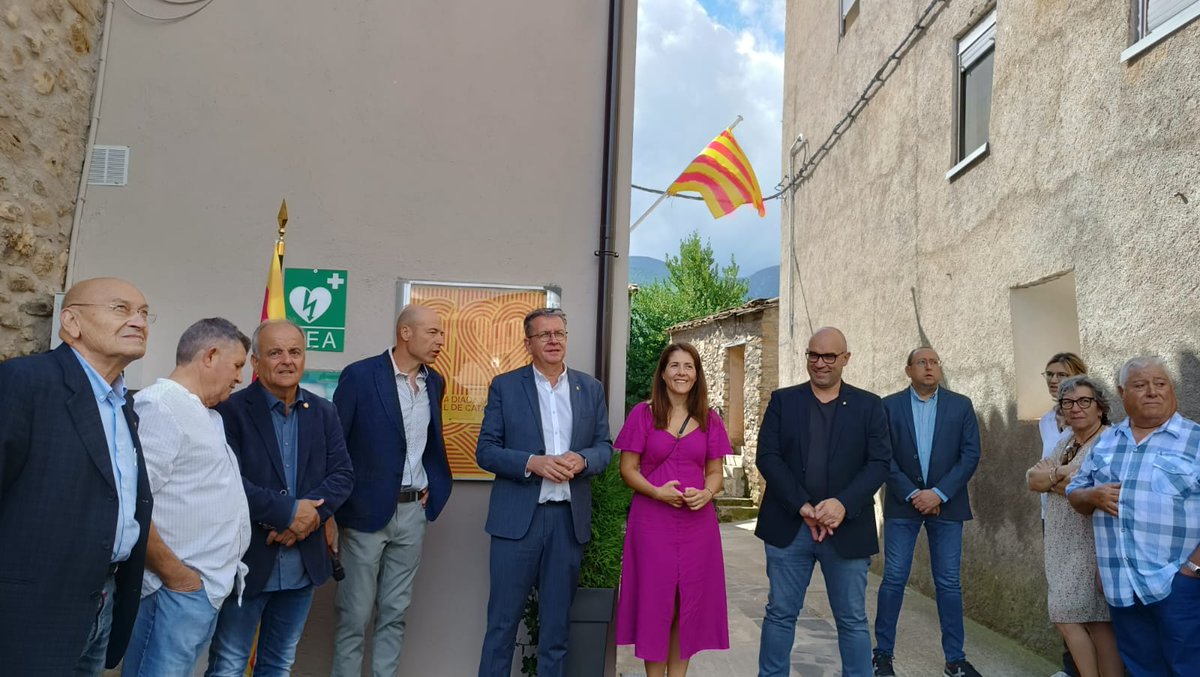 ERCPallarsJussa's tweet image. 📣 Sant Esteve de la Sarga ja compta amb el nou edifici 🏛 de l'Ajuntament després d'anys sense 

✅️La inauguració ha anat a càrrec del president de @DiputacioLleida i ha comptat amb l'alcalde @nendelxinco, el diputat @cram477  així com altres alcaldes i regidors del #Pallars