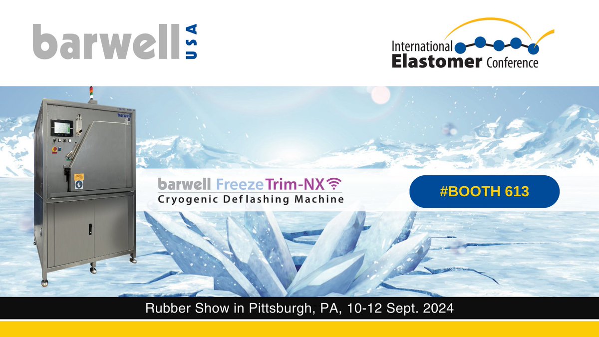 Contamination-free rubber deflashing. Find out more on stand 613 at the <a href="/RubberDivision/">Rubber Division, ACS</a> IEC expo in Pittsburgh this week.