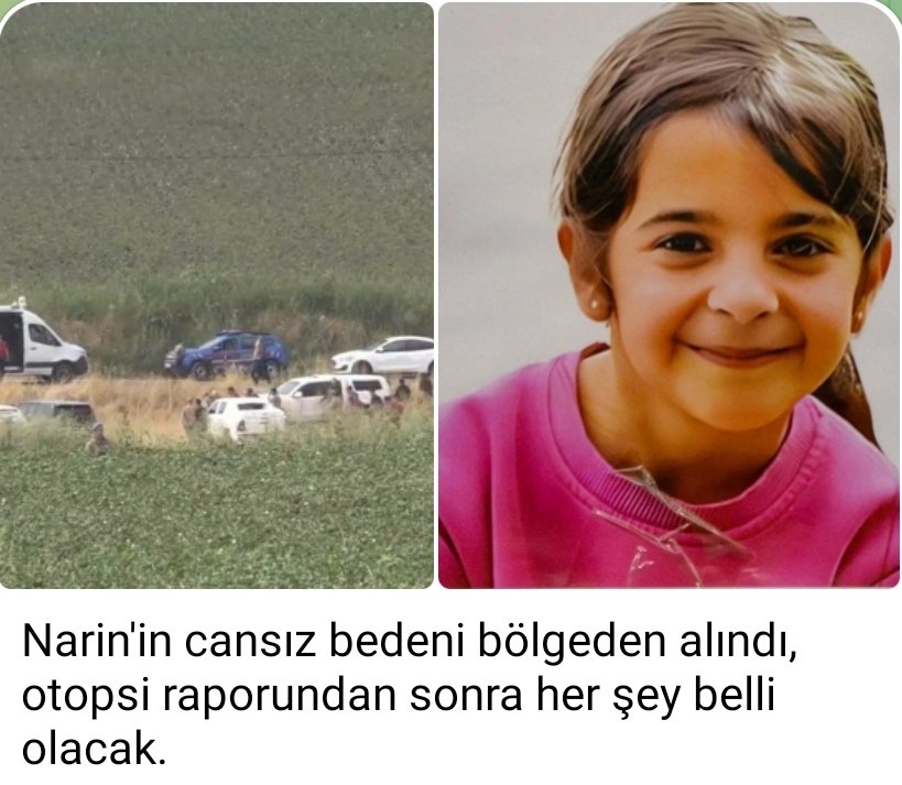 19 gün önce kayboluyor...

Yüzlerce insan, jandarma, polis tüm köyü, köyün etrafını defalarca tarıyor. 

Binlerce araç kontrol ediliyor, aranıyor...

1 hafta önce amca "kasten öldürme" ve "kişiyi hürriyetinden yoksun bırakma" suçlaması ile tutuklanıyor. 

Aile konuşmuyor.