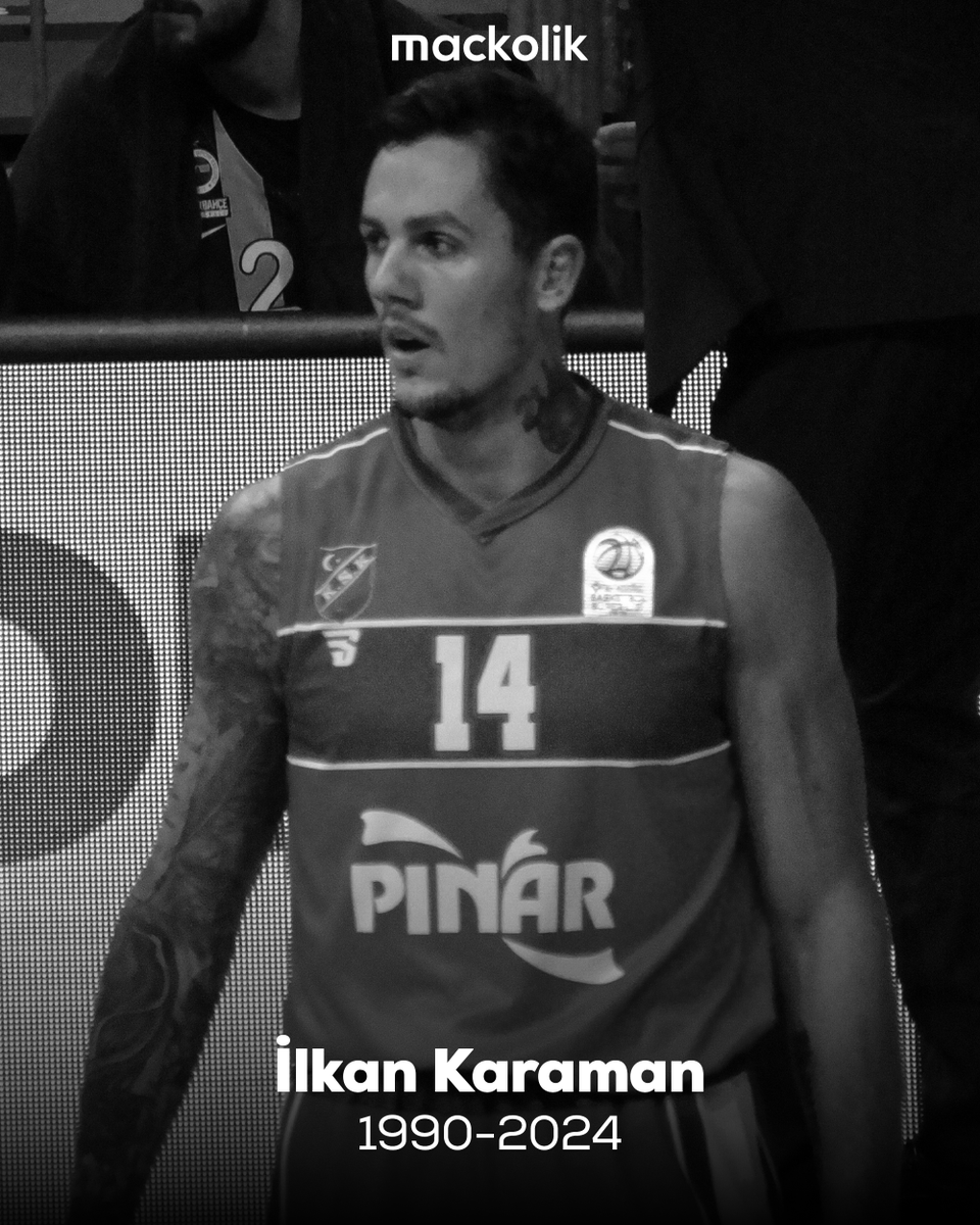 mackolik's tweet photo. Milli basketbolcu İlkan Karaman, geçirdiği trafik kazası sonucunda 34 yaşında hayatını kaybetti.

İlkan Karaman'a Allah'tan rahmet; ailesine ve tüm sevenlerine başsağlığı dileriz. https://t.co/Oc1vXkRKIC