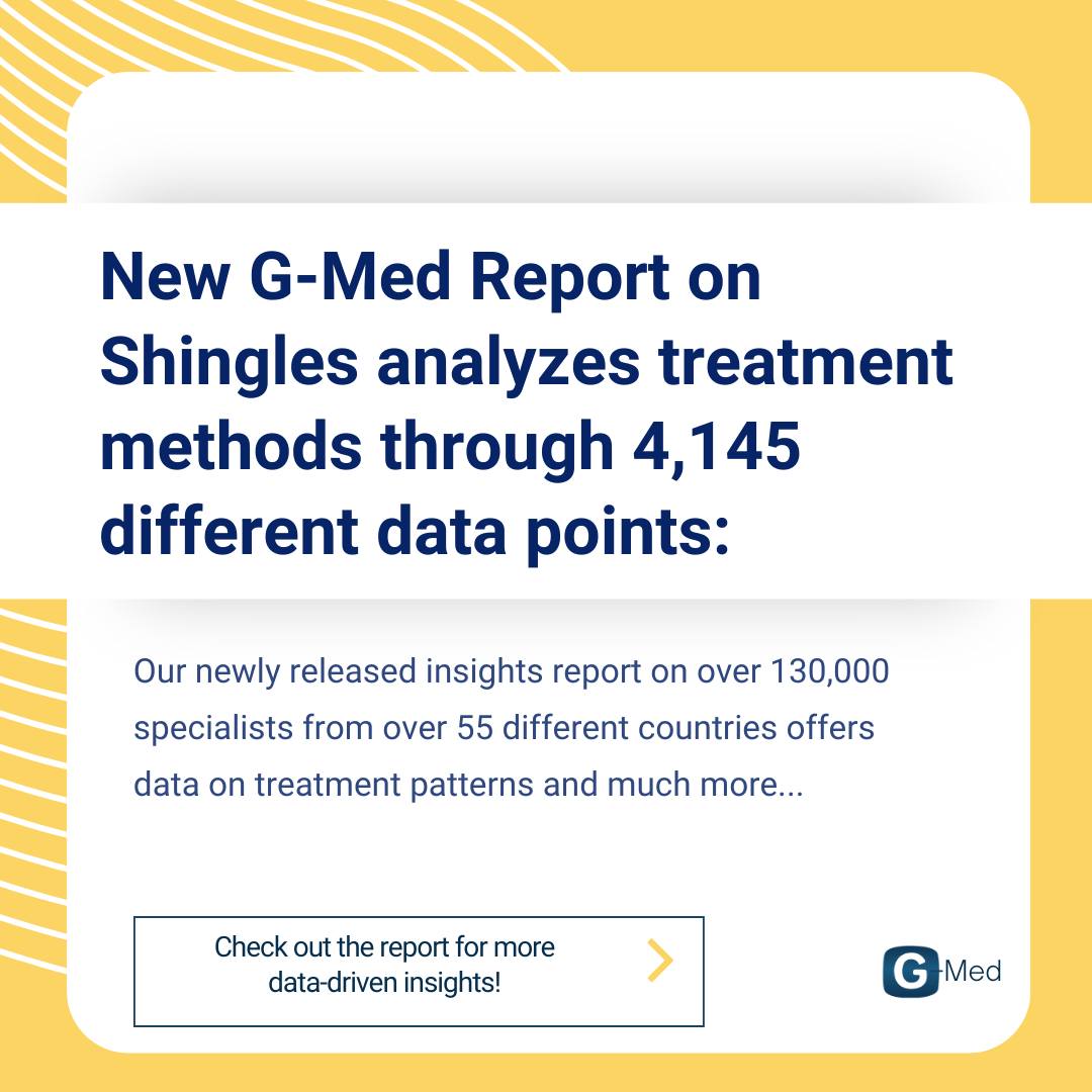 #Shingles: What Are Physicians Concerned About? 🔍

How are doctors worldwide approaching shingles treatment, #diagnosis , and prevention? G-Med's latest analysis of over 4,000 data points dives deep into these main concerns: g-med.info/insights-repor…