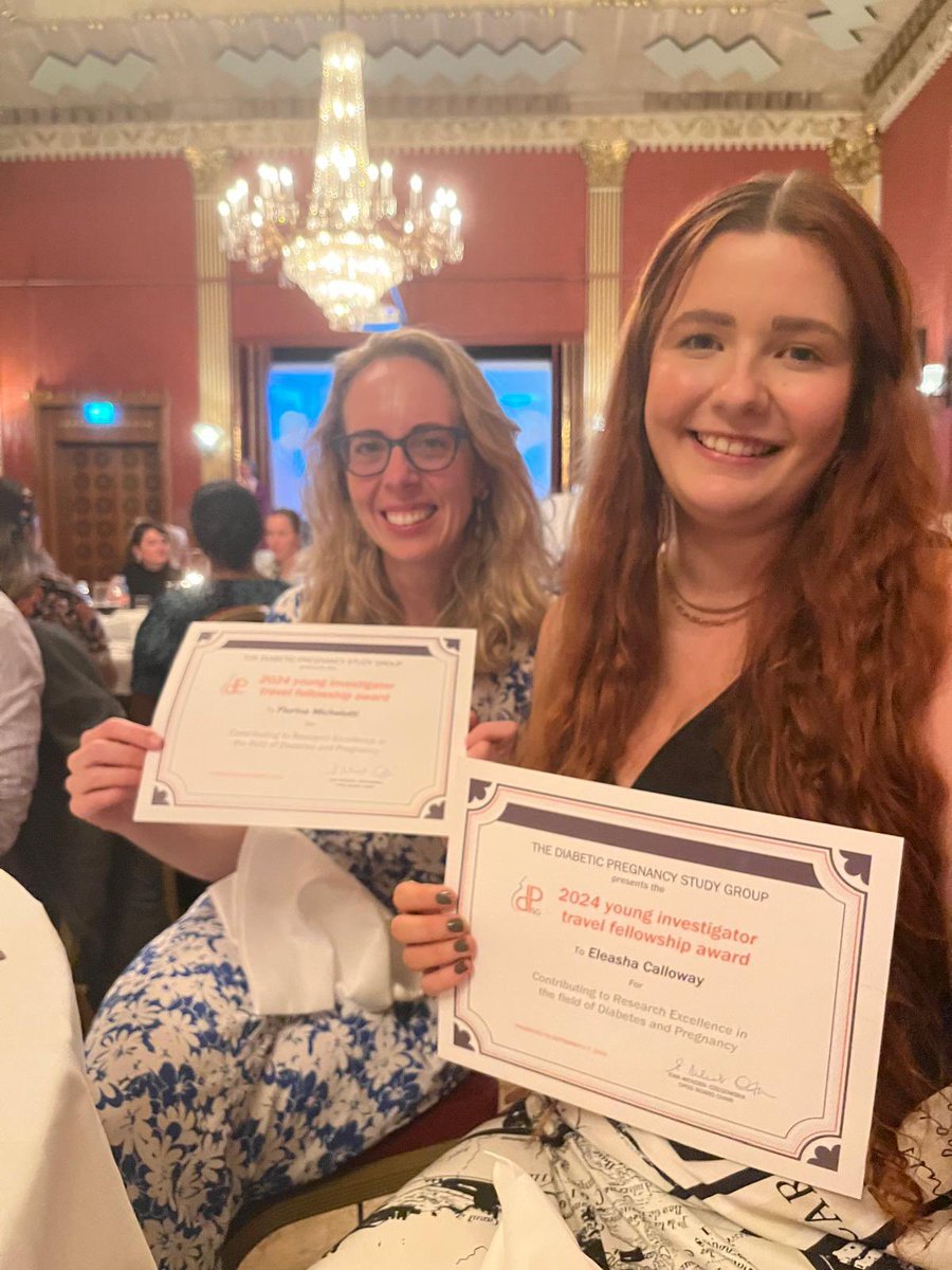 Mark Dilworth (@markdilworth) on Twitter photo Well done to Flurina and Eleasha <a href="/MFH_Research/">Maternal & Fetal Health Research Centre</a> for their travel awards and brilliant oral presentations at the <a href="/IFPA_Official/">IFPA</a> meeting in Montreal! Well done to Flurina and Eleasha <a href="/MFH_Research/">Maternal & Fetal Health Research Centre</a> for their travel awards and brilliant oral presentations at the <a href="/IFPA_Official/">IFPA</a> meeting in Montreal!