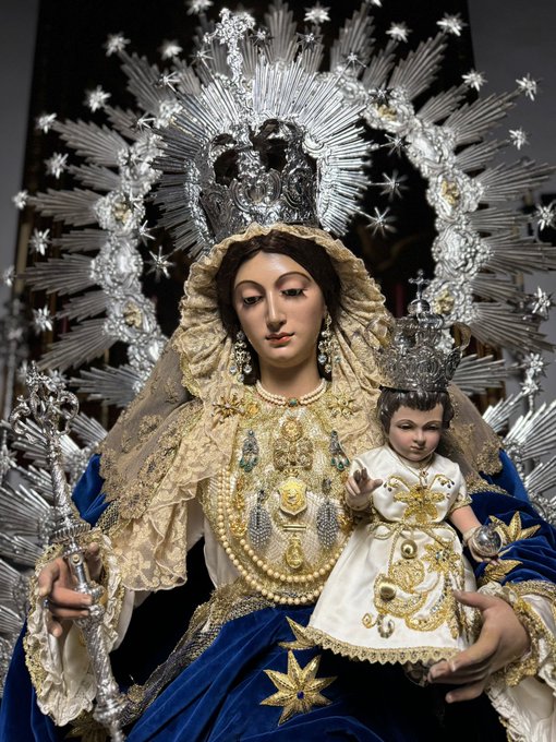 Horario e Itinerario Procesión Gloriosa de Nuestra Señora de la Estrella. Coria del Río 08 de Septiembre del 2024