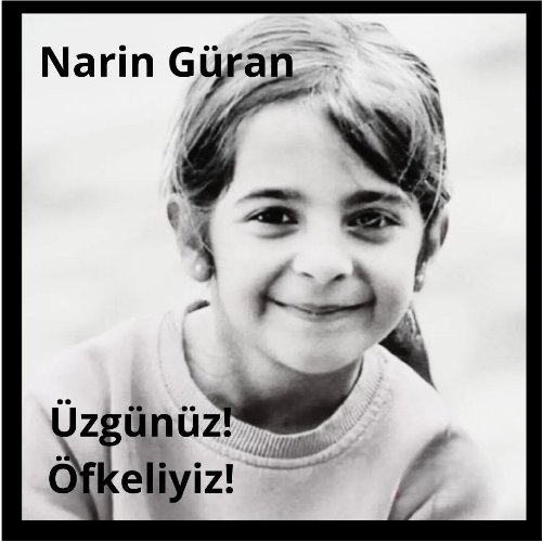 YolGenel's tweet image. ⚫Çok üzgünüz! Çok öfkeliyiz!
Çok iyi biliyoruz ki erkeklerin korunduğu kız çocuklarının kolaylıkla gözden çıkarıldığı bir zihniyetin sonucu bu. 
#NarinGüran