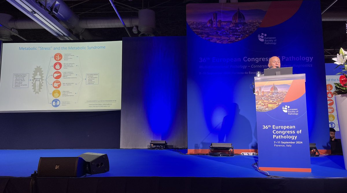 Dina Tiniakos (@dinatiniakos) on Twitter photo Being the only hepatologist🩺 among 1️⃣0️⃣0️⃣0️⃣s pathologists 🔬#ECP2024 is not a challenge for <a href="/MassimoPinzani/">Massimo Pinzani</a>. Great presentation on fibrosis in #MASLD in his hometown #Florence! <a href="/EASLnews/">EASLnews</a> <a href="/ESP_Pathology/">European Society of Pathology (ESP)</a> <a href="/my_ueg/">my_UEG</a> <a href="/UKLiverPath/">UK Liver Pathology Group</a> <a href="/LiverPath_HPHS/">Hans Popper Hepatopathology Society</a> #LiverTwitter Being the only hepatologist🩺 among 1️⃣0️⃣0️⃣0️⃣s pathologists 🔬#ECP2024 is not a challenge for <a href="/MassimoPinzani/">Massimo Pinzani</a>. Great presentation on fibrosis in #MASLD in his hometown #Florence! <a href="/EASLnews/">EASLnews</a> <a href="/ESP_Pathology/">European Society of Pathology (ESP)</a> <a href="/my_ueg/">my_UEG</a> <a href="/UKLiverPath/">UK Liver Pathology Group</a> <a href="/LiverPath_HPHS/">Hans Popper Hepatopathology Society</a> #LiverTwitter