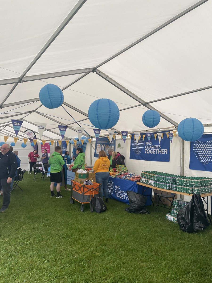 All set up in the Charity Village at #thegreatnorthrun2024 Marquee 59 in the @nhscharitiestogether tent!! 

Our fantastic runners are raising funds for our Great Start in Life Foundation <a href="/gsilfoundation/">Great Start in Life Foundation</a> 

Donate here - hhcc.co.uk/hhcc-post/grea…