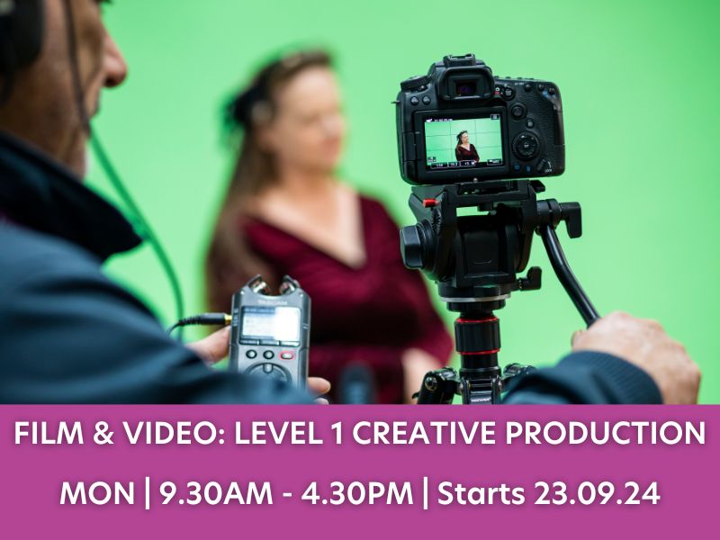 WMCollege's tweet image. Looking to start a career in the creative industries?

This short course will introduce you to film &amp;amp; video production &amp;amp;provide the skills &amp;amp; knowledge required for further study.

Find out more &amp;amp; enrol today 👉 bit.ly/3OOeByd 

#learntothrive #film #video #adulteducation