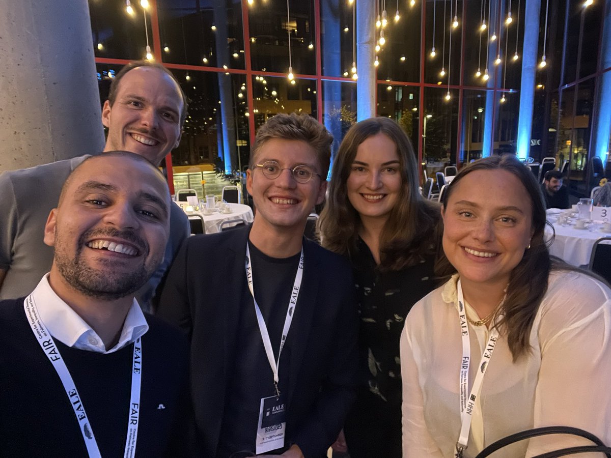 MarcosDemetry's tweet photo. What a pleasure to attend #EALE2024 in Bergen! Met old friends, made new friends and presented a poster! Thanks @eale_sbe &amp; @NHHEcon https://t.co/pLr0w9Tqw2