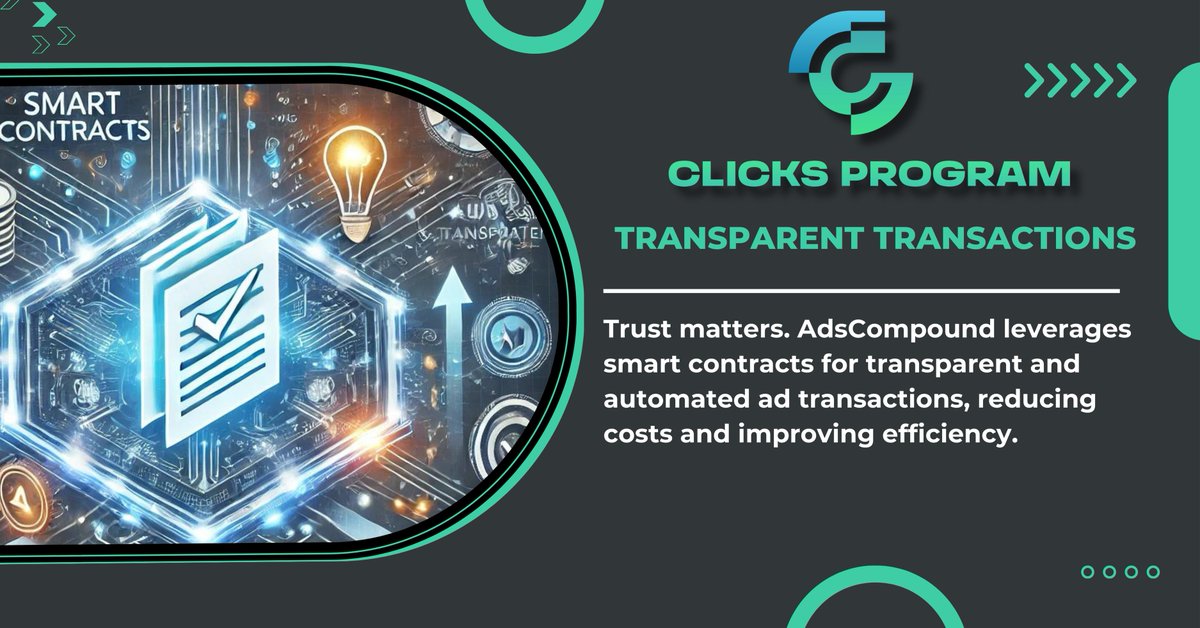 ClicksProgram's tweet image. Transparent Transactions

Trust matters. AdsCompound leverages smart contracts for transparent and automated ad transactions, reducing costs and improving efficiency.

 #AdsCompound #SmartContracts #AdTrust #ClicksProgram #ClicksX #Defi #Blockchain #Airdrop #airdropcoins