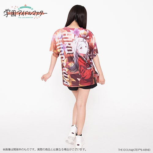 学園アイドルマスター　アイマス　篠澤広　フルグラフィックTシャツ　XL 学園アイドルマスター 公式フルグラフィックTシャツ「キミとセミブルー