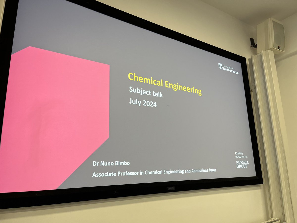 Nuno Bimbo (@nunobimbo) on Twitter photo Another very busy Open Day today. If you want to attend one and know more about Chemical Engineering <a href="/unisouthampton/">University of Southampton</a>, the last Open Days of this year will be on the 5th and 6th October. Another very busy Open Day today. If you want to attend one and know more about Chemical Engineering <a href="/unisouthampton/">University of Southampton</a>, the last Open Days of this year will be on the 5th and 6th October.
