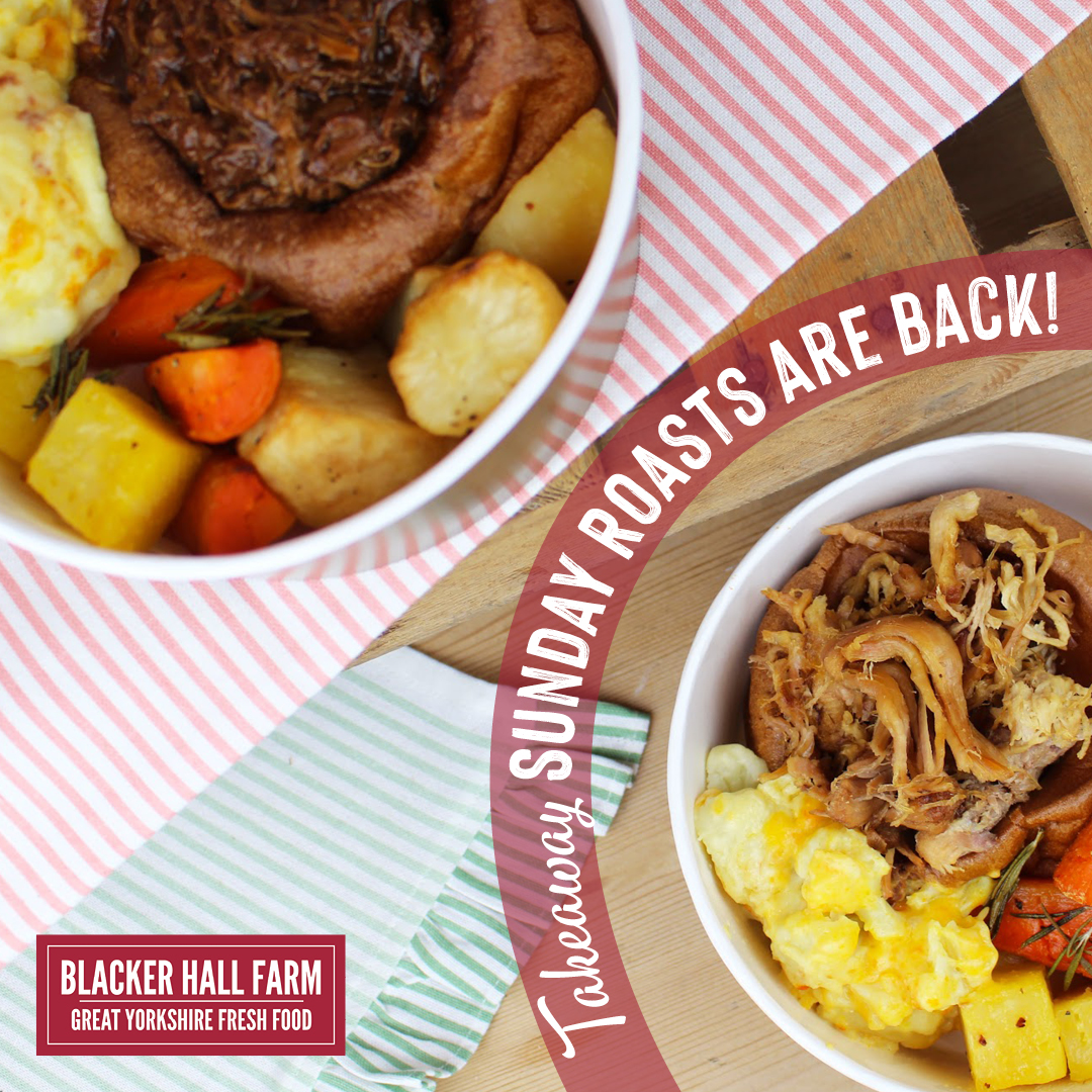 🤩 🍽️  Takeaway Sunday Roasts are back!  🍽️ 🤩 Pick up a tasty takeaway Sunday roast today from our Farm Shop takeaway (The Courtyard Kitchen) today and let our expert chefs do all the hard work for you. Better yet, you won’t have to do any washing up 😋
 ow.ly/lHHV50Tij88
