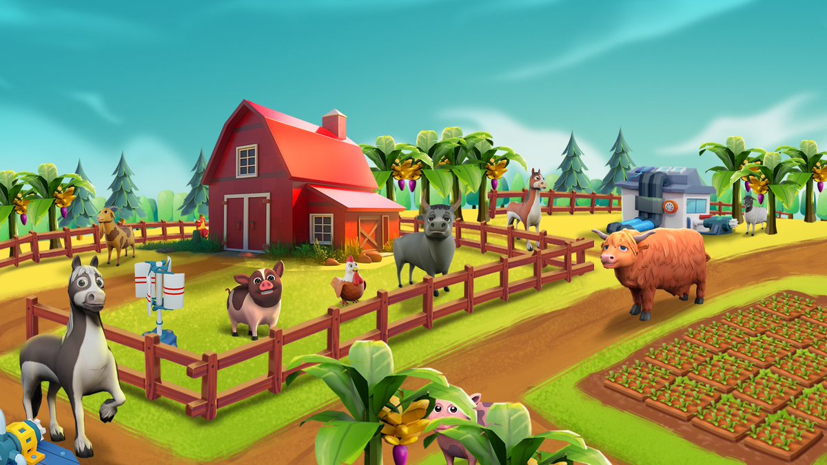 How many animals can you spot on the farm? 🧐