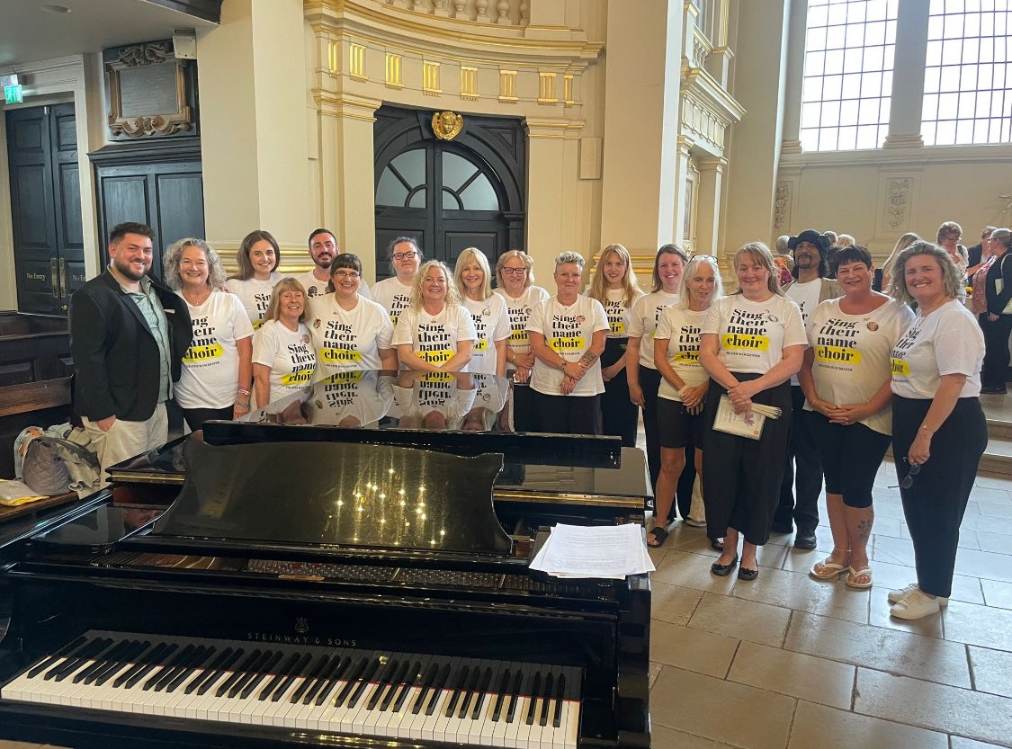Adele Owen QPM (@adeleandmaddie) on Twitter photo Such a wonderful day yesterday for
<a href="/SingTheirName/">Sing Their Name Choir</a> choir members at the beautiful St Martin-in-the-Fields Church in London in Trafalgar Square. A day of remembrance, love & support. 💛🎶 <a href="/NHS_GM/">NHS Greater Manchester</a> Such a wonderful day yesterday for
<a href="/SingTheirName/">Sing Their Name Choir</a> choir members at the beautiful St Martin-in-the-Fields Church in London in Trafalgar Square. A day of remembrance, love & support. 💛🎶 <a href="/NHS_GM/">NHS Greater Manchester</a>