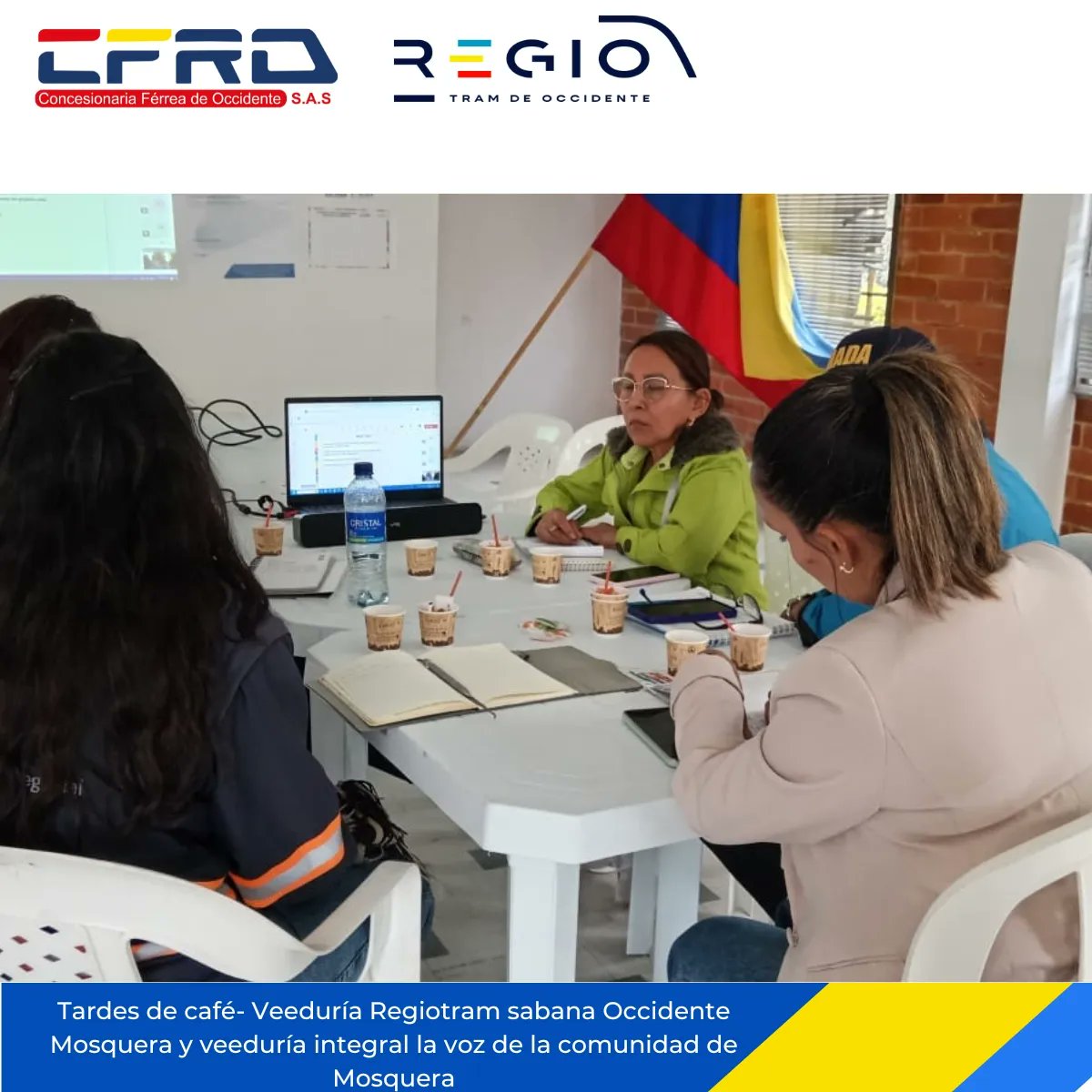 CFRO / Regiotram de Occidente (@regiotramcfro) on Twitter photo En nuestra más reciente reunión con las veedurías del municipio de Mosquera, hablamos sobre el cronograma, fase de construcción y el fase actual del proyecto, tambien contamos con la asistencia y participación del equipo de Cultura Regio de <a href="/efrcundinamarca/">Empresa Férrea Regional</a> En nuestra más reciente reunión con las veedurías del municipio de Mosquera, hablamos sobre el cronograma, fase de construcción y el fase actual del proyecto, tambien contamos con la asistencia y participación del equipo de Cultura Regio de <a href="/efrcundinamarca/">Empresa Férrea Regional</a>