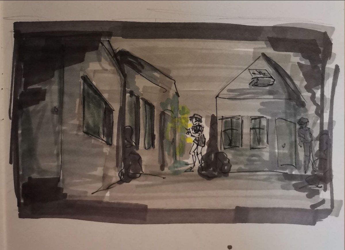MaNNeSSque's tweet photo. traditionally checking in once in several months: hi, i'm still alive! i've had a degradation in drawing but hey, i somewhat still enjoy the stuff i draw. couple days ago i wanted to try out some perspective and it sort of worked out hehe https://t.co/gayy7hyCA4