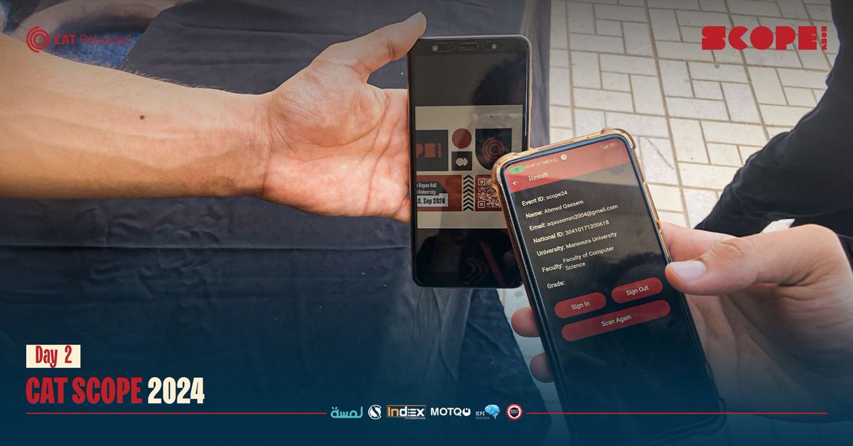 CATReloaded's tweet photo. مع بدء توافد حضورنا الأعزاء، انطلقت عملية التسجيل وسط أجواء مليئة بالحماس.
نترقب حضوركم جميعاً لنستمتع بيوم آخر مميز!
#CATReloaded
#CATScope24 https://t.co/zVTibliYIf