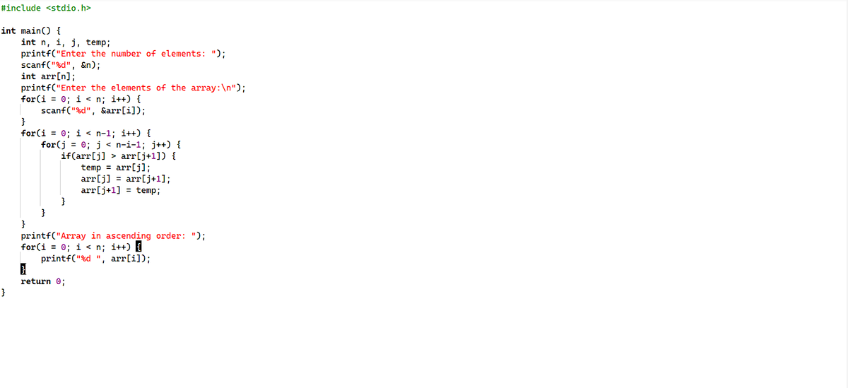 tanishghalot46's tweet photo. Just wrote a C program to arrange numbers in ascending order using arrays! 🖥️🔢 Coded and executed in Dev C++ 💻 #Coding #CProgramming #DevCPlusPlus #Arrays #Tech https://t.co/HNxaHlyyXo