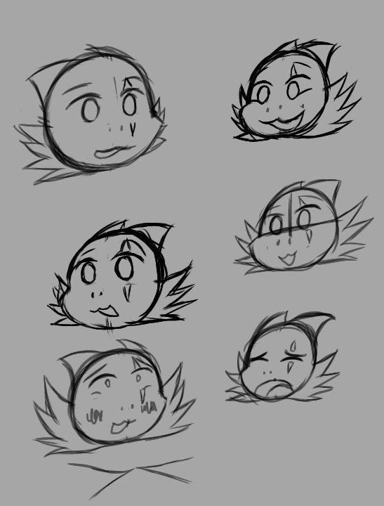 Some practice doodles of Ajax, my little Snapdragon, I ripped off his horn because I'm debating if I should remove it from his official design but anyways enjoyyy