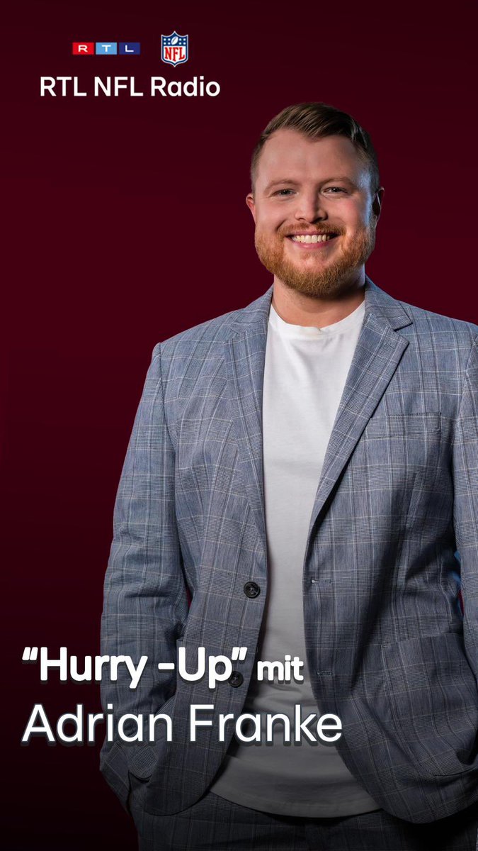 ES GEHT WIEDER LOS!
Heute von 16 Uhr - 19 Uhr unsere große „Tailgate Show“ als Einstimmung auf den NFL Game Day.

Schaltet ein! ➡️ rtlnflradio.de ⬅️