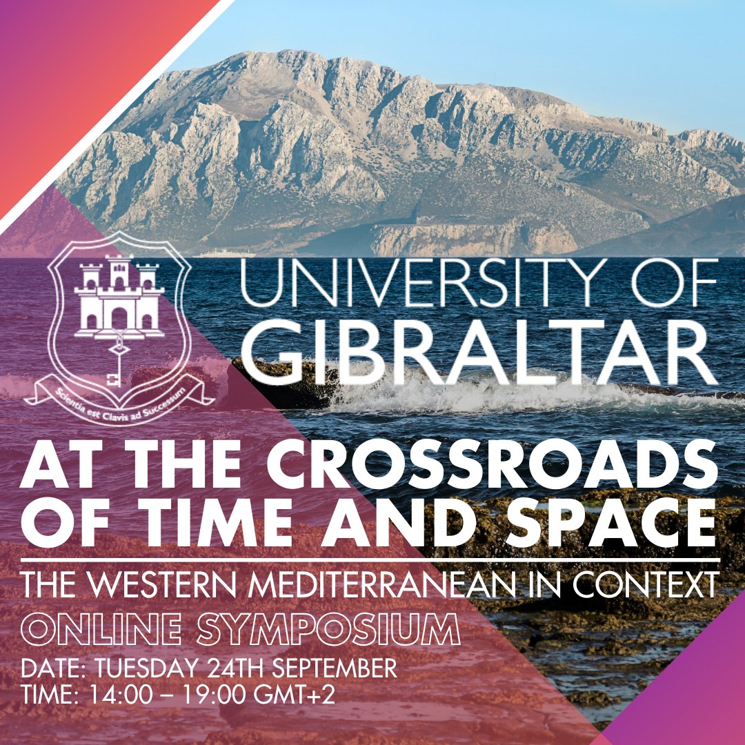 Online Symposium - At The Crossroads of Time and Space: The Western Mediterranean in Context 
 
Find out more and register your attendance here: unigib.edu.gi/the-western-me… 
 
#UniversityofGibraltar #OnlineSymposium #Gibraltar #WesternMediterranean