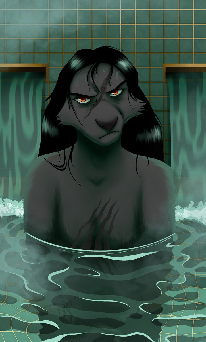 GarbyLion's tweet photo. Been slowly getting back into the swing of things. Perfectly captured the face Charna in my head. Really proud of this one! https://t.co/9hqyZZa9sW