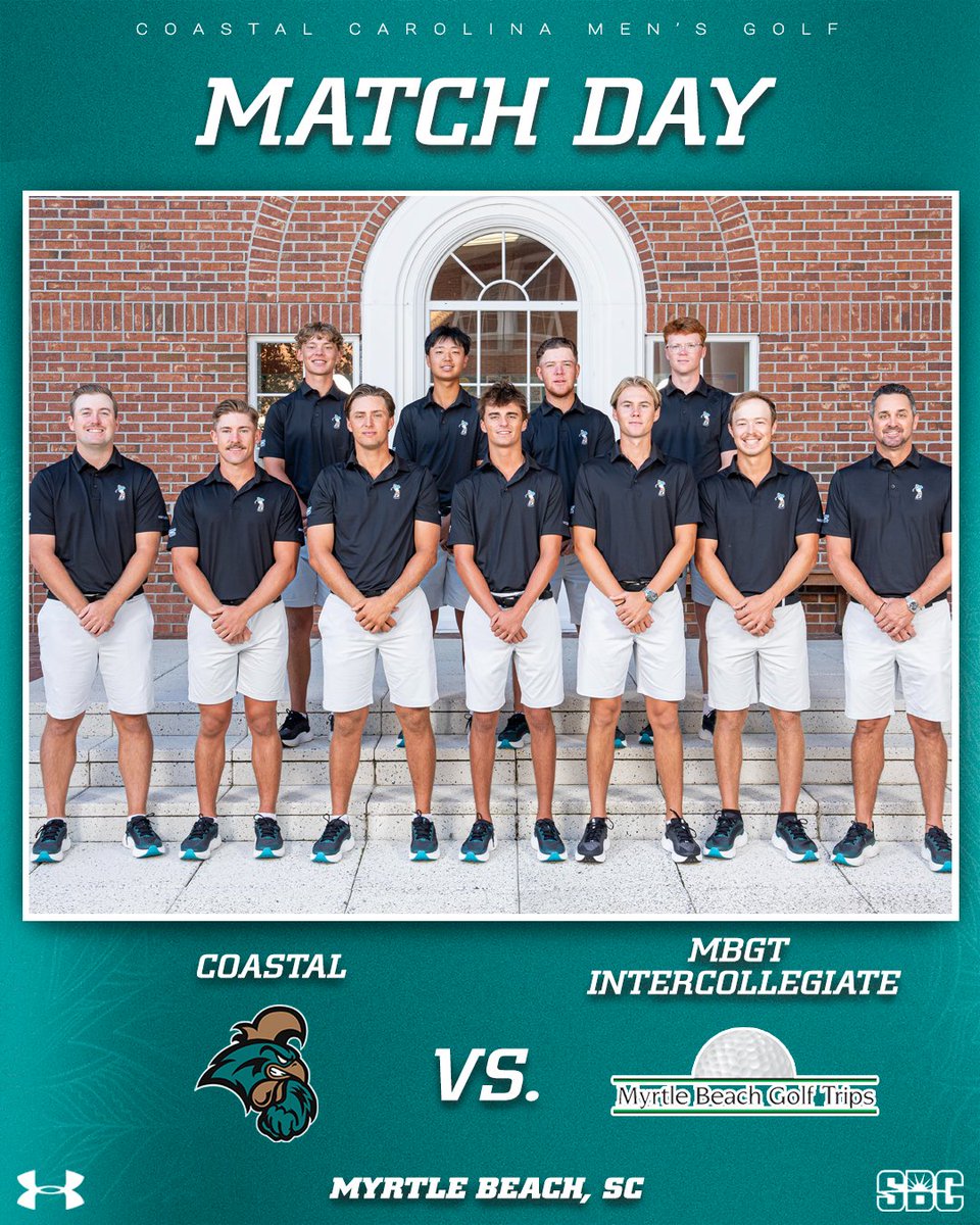 It's the opening round of the Myrtle Beach Golf Trips Intercollegiate...Let's go Chants!