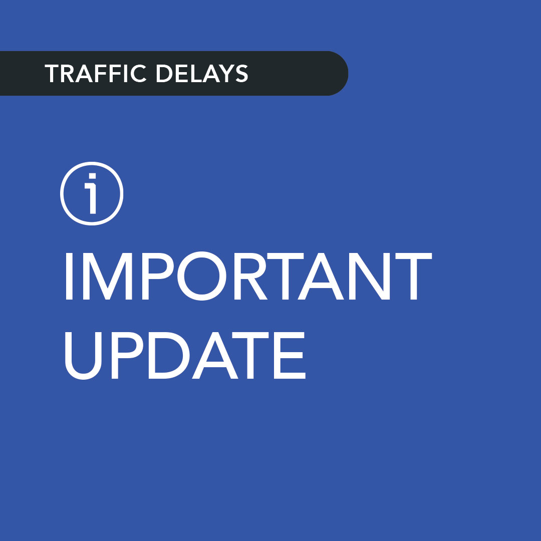 Construction works to improve the road network are impacting traffic flow around Melbourne Airport. We apologise for the delays and have extended the carpark grace period tonight to ensure no one incurs any extra charges as a result of the current congestion.