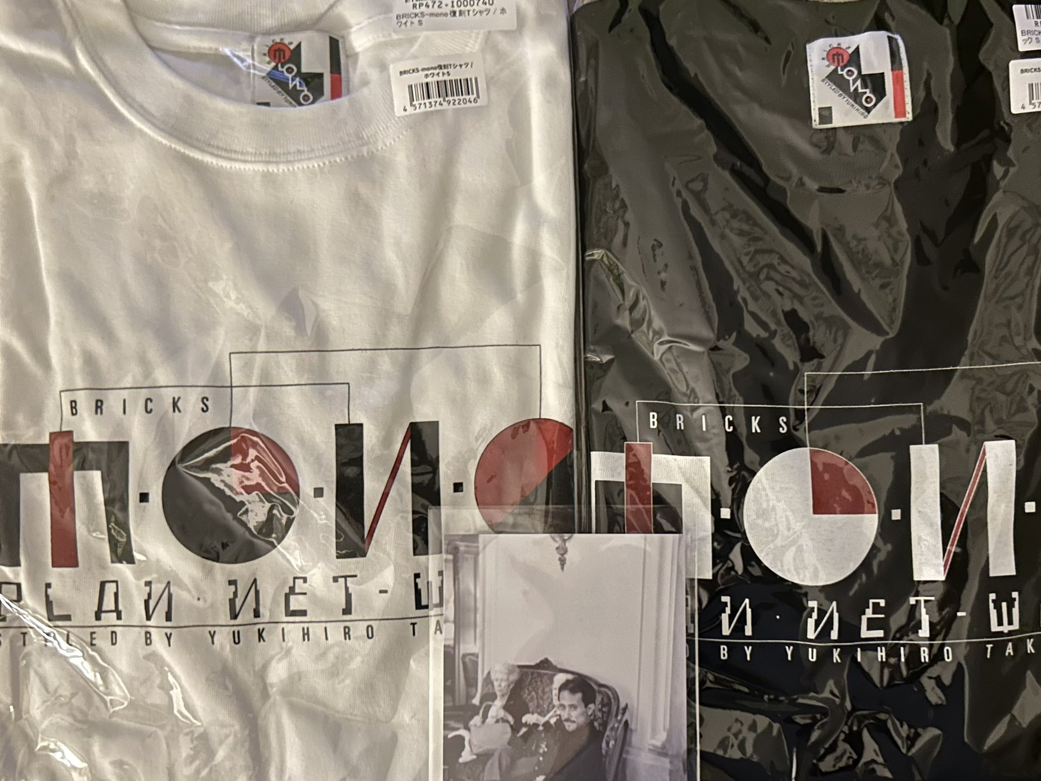 ☆高橋幸宏【BRICKS-MONO】復刻Tシャツ（ブラックMサイズ