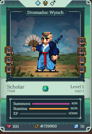 BloaterConnect's tweet photo. $BLOAT raffles continue regardless of market conditions!

This week's winner gets this #Scholar and the winning wallet is
0x8Dd02270b0c317f0328F66bD96D44c19Bf4A536E

No @DeFiKingdoms profile though so #Wynch will roll onwards to next week! https://t.co/NAscsok2n5