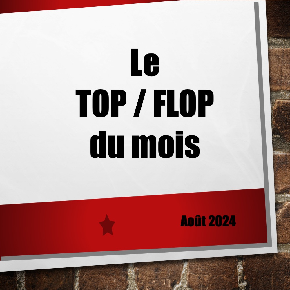 Salut à tous, j’espère que vous allez bien :)

Cela fait longtemps que je ne suis pas passée ici, du coup, je vais tâcher de venir un petit peu plus souvent.
 
C’est avec un peu de retard, que je vous présente le TOP / FLOP DU MOIS d’AOÛT !

accrocdeslivres.blogspot.com/2024/09/le-top…