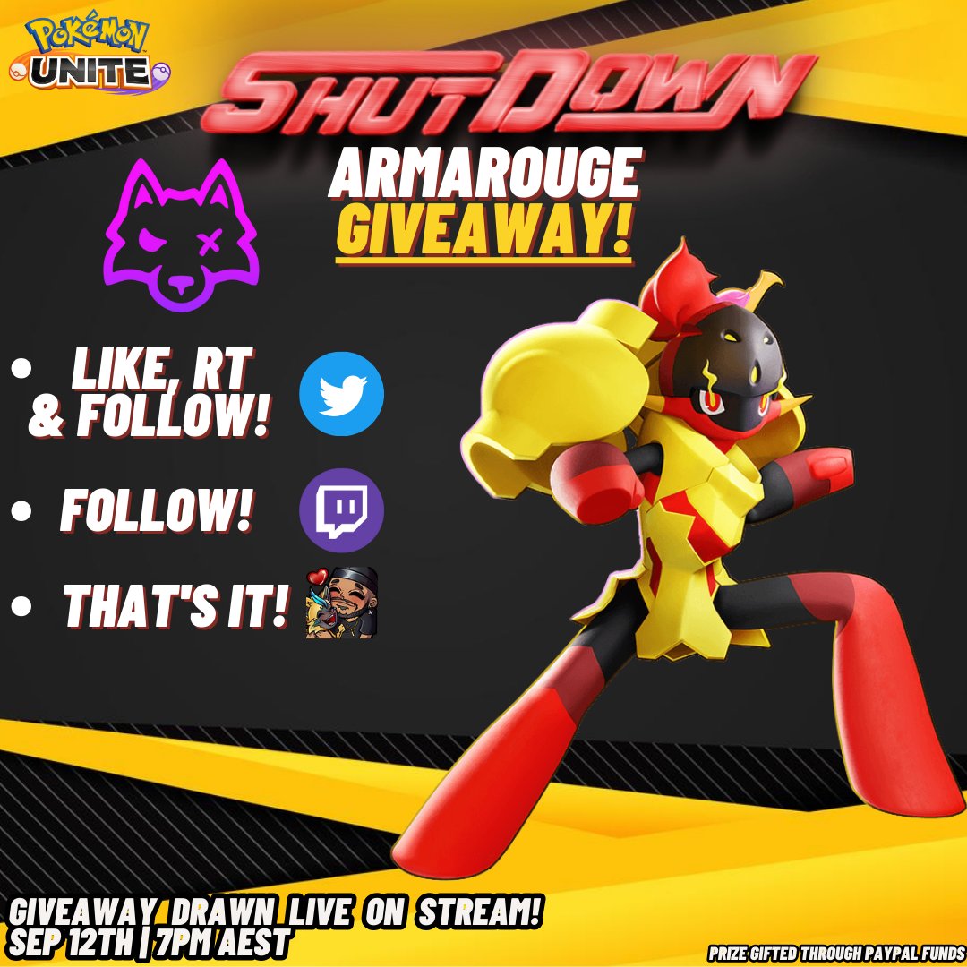 🎁ARMAROUGE GIVEAWAY 🎁

This #Giveaway is graciouslly being gifted by my org  <a href="/AnticESC/">Antic Esports</a>! 

How to enter giveaway:
- Follow both <a href="/AnticESC/">Antic Esports</a> &amp; myself on twitter!
- Like &amp; RT this post!
- Follow me over on twitch!

Winner will be drawn live on stream ⬇️
12th September @7PM AEST