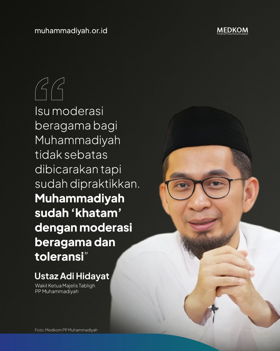 muhammadiyah's tweet photo. Moderasi dan toleransi sudah dipraktekkan Muhammadiyah sejak berdirinya. Pelayanan sosial yang dilakukan Muhammadiyah bersifat inklusif, untuk siapapun tanpa terkecuali.

#Muhammadiyah #Moderasi #toleransi https://t.co/jcuO8yaOuO