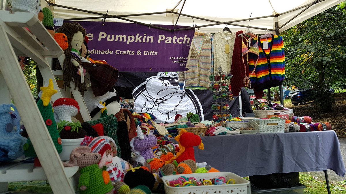 PurplePumpkinLB's tweet photo. All set up at @NottmGreenFest in the Arboretum til 6pm today https://t.co/n2CZ3VUE5N