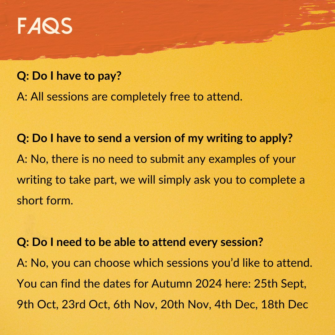 Beyond Face - Theatre Company (@infobeyondface) on Twitter photo 🙌🏾 We are Here to Write, our writers’ group for global majority people based in the South West returns on 25th Sep!
Want to sign up? Register your interest via our What's On page or email corinne@beyondface.co.uk to arrange a conversation. 🙌🏾 We are Here to Write, our writers’ group for global majority people based in the South West returns on 25th Sep!
Want to sign up? Register your interest via our What's On page or email corinne@beyondface.co.uk to arrange a conversation.