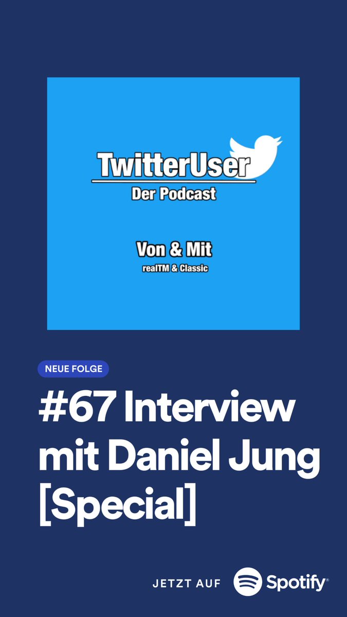 _realtm's tweet image. Neue Folge #twitteruser feat. @classicmain jetzt online.
Heute zu Gast: @DanielJungEDU!

Hier Streamen:
twitteruser.de

Überall wo's Podcasts gibt