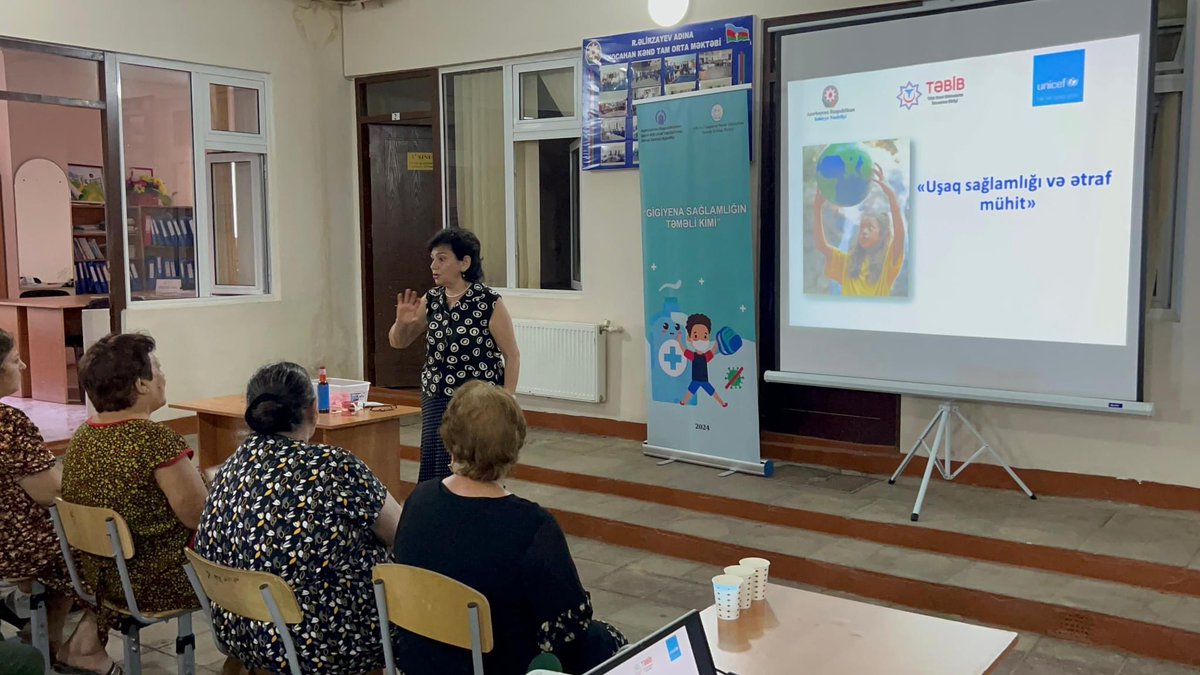 Ailə və Uşaqların Sosial İnkişafına Dəstək ictimai birliyi Azərbaycan Respublikasının  Qeyri-Hökumət Təşkilatlarına Dövlət Dəstəyi  Agentliyinin kiçik qrant müsabiqəsi çərçivəsində “Gigiyena sağlamlığın təməli kimi” layihəsinin  təlimi keçirildi.