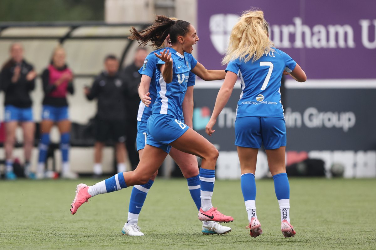 The first goal of the new season!

<a href="/Mollielambert98/">Mollie Lambert</a> 🫡

#BarclaysWC <a href="/DurhamWFC/">Durham Women FC</a>