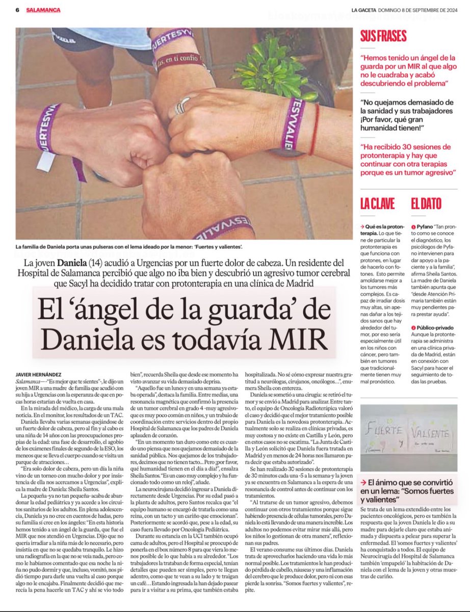 Elvis Santos (@elvis_santos_) on Twitter photo A partir de la carta en El País hemos recibido muchos ánimos para mi sobrina Daniela. Hoy en
<a href="/LaGacetaSA/">La Gaceta de Salamanca</a>
hacen un reportaje sobre el tema. Gracias <a href="/Javihernandi/">Javier Hernández</a> A partir de la carta en El País hemos recibido muchos ánimos para mi sobrina Daniela. Hoy en
<a href="/LaGacetaSA/">La Gaceta de Salamanca</a>
hacen un reportaje sobre el tema. Gracias <a href="/Javihernandi/">Javier Hernández</a>
