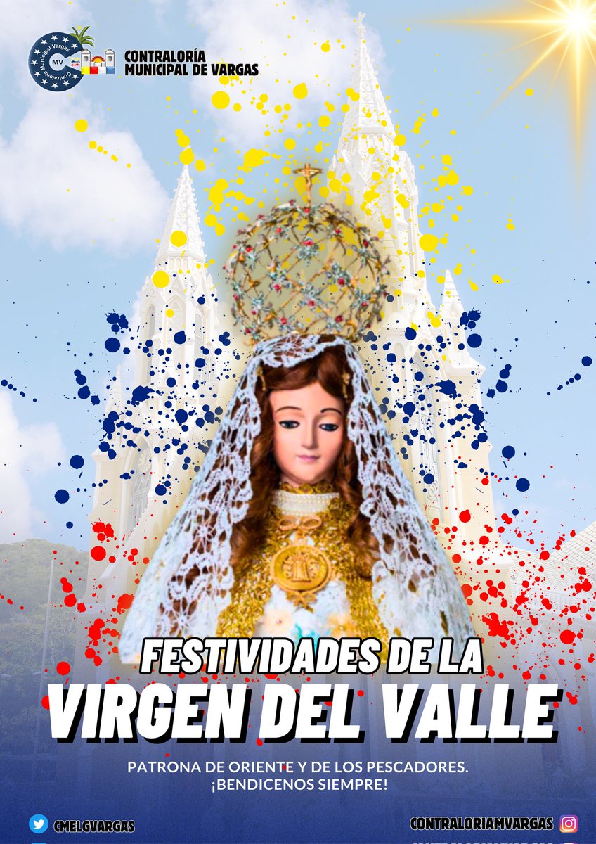 #08SEPT En la celebración del Día de la Virgen del Valle, patrona del Oriente del país, le pedimos que nos cubra con su manto sagrado y nos siga bendiciendo.