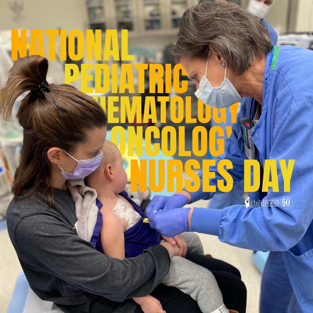 accorg's tweet photo. Today is National Pediatric Hematology Oncology Nurses Day. Nurses, thank you for treating our littlest warriors and bringing smiles to their faces. We’d like to see your child’s favorite nurse! Post a picture below!  #childhoodcancerawarenessmonth #CCAM https://t.co/l25gNJF1K0