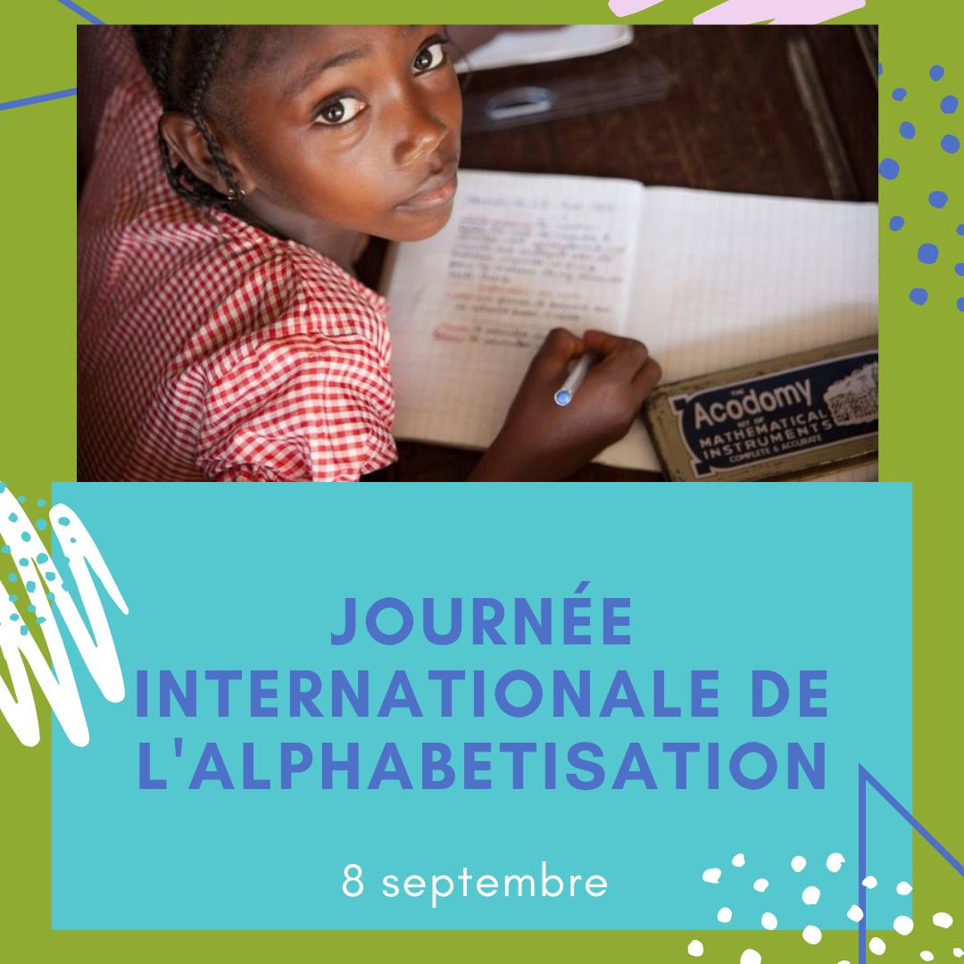 📚 Célébrons la Journée Internationale de l'Alphabétisation ! Depuis 1967, le 8 septembre rappelle l'importance de l'éducation pour un monde plus juste et durable. L'alphabétisation est la clé de l'avenir ! 🌍✍️ #Alphabétisation2024 #EducationPourTous