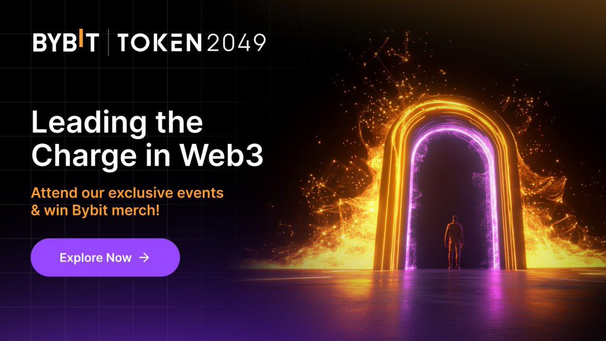 Will you be in Singapore for #TOKEN2049? A lot of events are happening this  month of Sept., like 1. TOKEN2049 Singapore 2. Bybit x ORBR x AOI: The Rise  and Success of