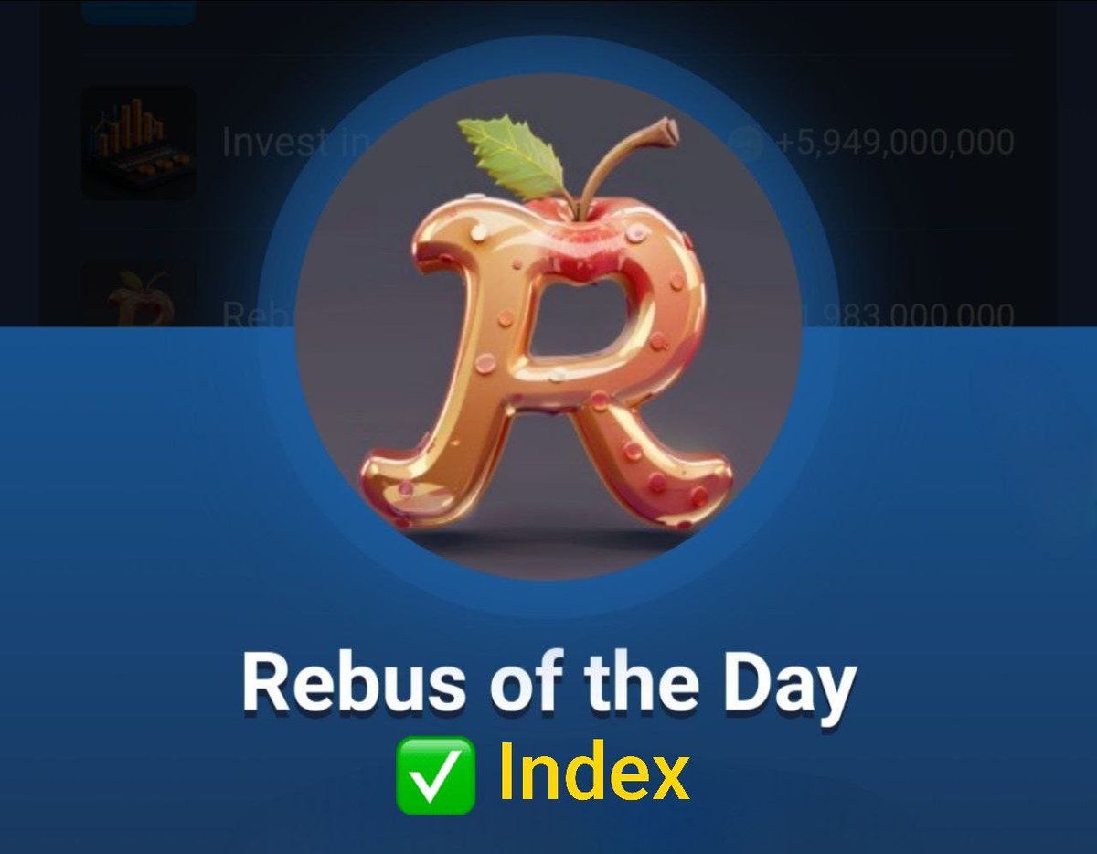 X Empire  Rebus of the day
8-9 September
>>𝙄𝙣𝙙𝙚𝙭

Play-t.me/empirebot/game…

⚠️ 22 𝘿𝙖𝙮 𝙡𝙚𝙛𝙩 𝙛𝙤𝙧 𝙢𝙞𝙣𝙞𝙣𝙜
#XEmpire #telegram $TON