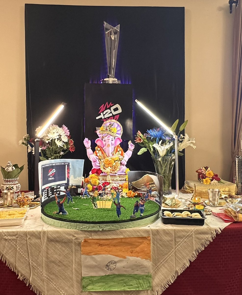 devmiral's tweet image. #GaneshChaturthi2024 #GaneshFestival #ICCT20WC #cricketlovers #Cricke
