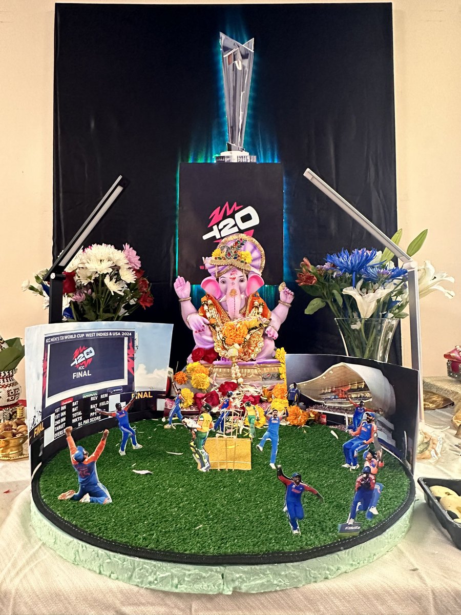 devmiral's tweet image. #GaneshChaturthi2024 #GaneshFestival #ICCT20WC #cricketlovers #Cricke