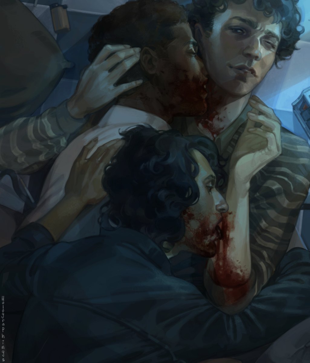 #iwtv 70s loumandaniel sandwich for <a href="/DarkishGrey302/">❦ 𝓐𝓻𝓶𝓪𝓷𝓭'𝓼 𝓓𝓮𝓯𝓮𝓷𝓼𝓮 𝓛𝓪𝔀𝔂𝓮𝓻 ❦</a>. as always an absolute joy to be commissioned by geniuses like u ppl <3 <3 <3