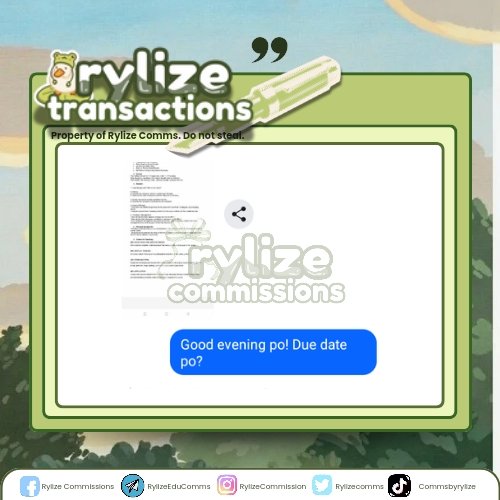 ➤˚〔📂〕#RylizeTransactions

Good morning, #commsworld! Before we go 💤, we would like to share this fantastic news! We managed to secure a 𝘄𝗿𝗶𝘁𝗲-𝘂𝗽𝘀 task! Miss A. Already sent her down payment, overall the total worth of the ouput is ₱𝟱𝟬𝟬 🤭💓. Thank you so much po!